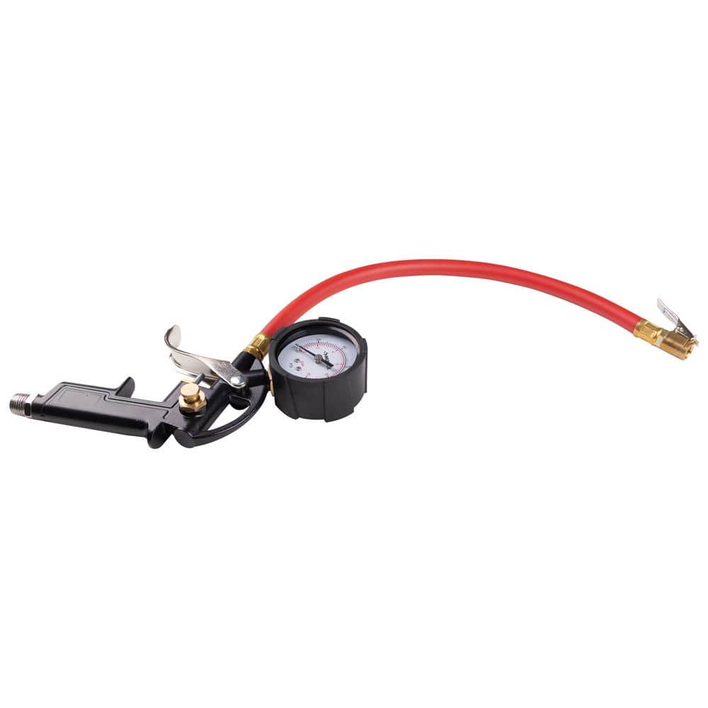 Tire Inflator Gun with Pressure Gauge