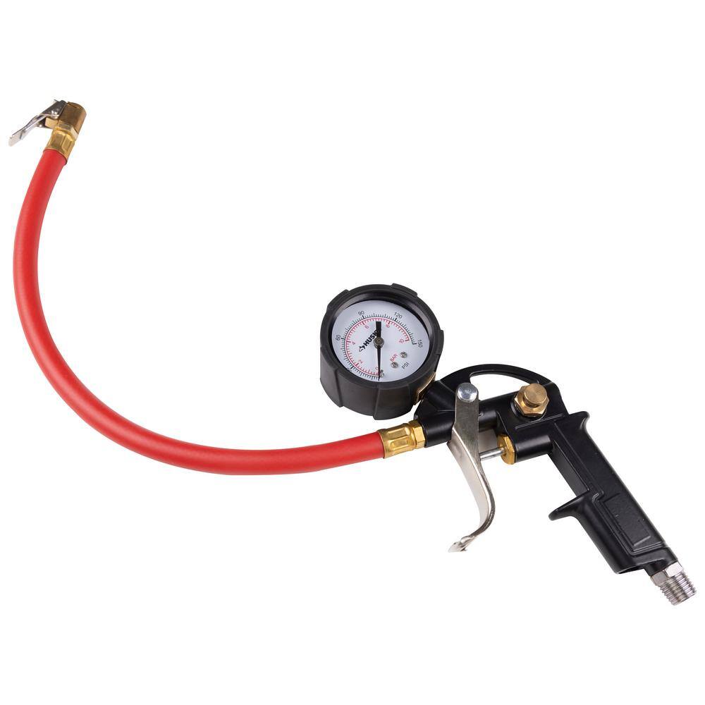 Tire Inflator Gun with Pressure Gauge
