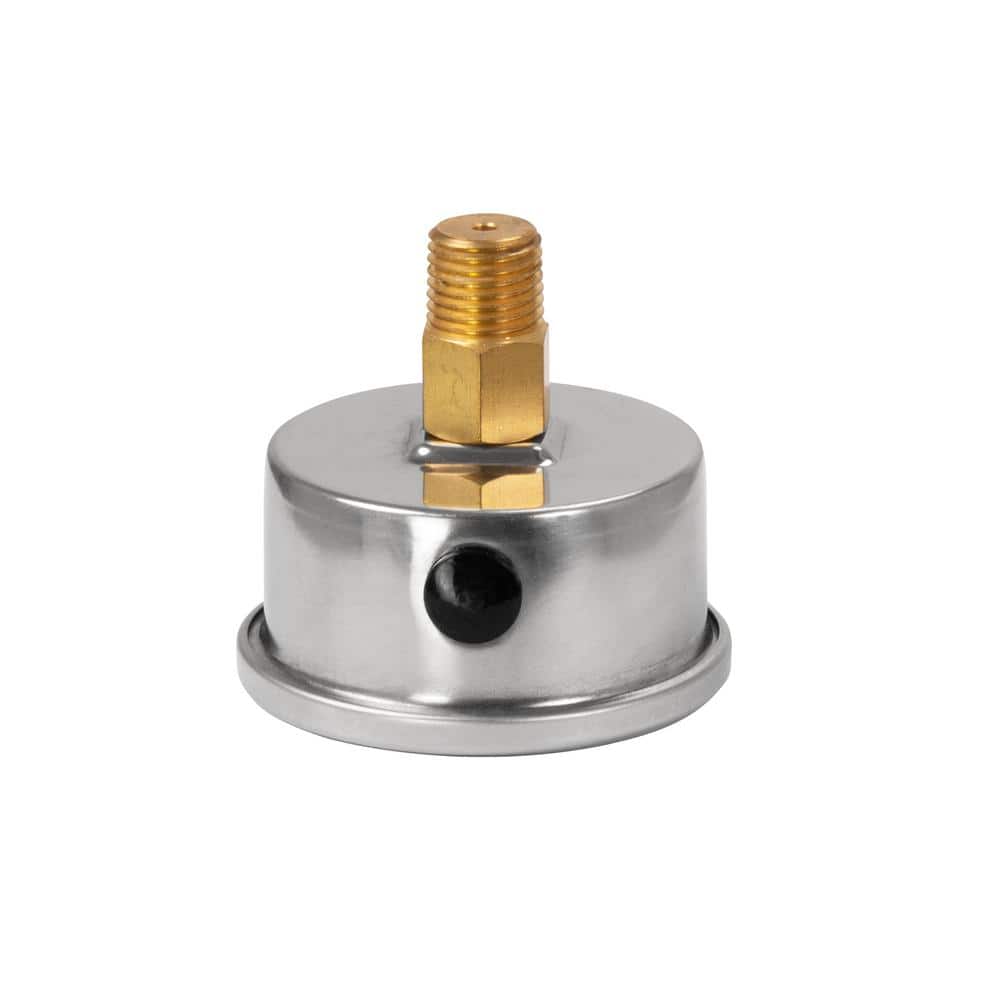 2 in. Pressure Gauge, 1/4 in. NPT Back Mount