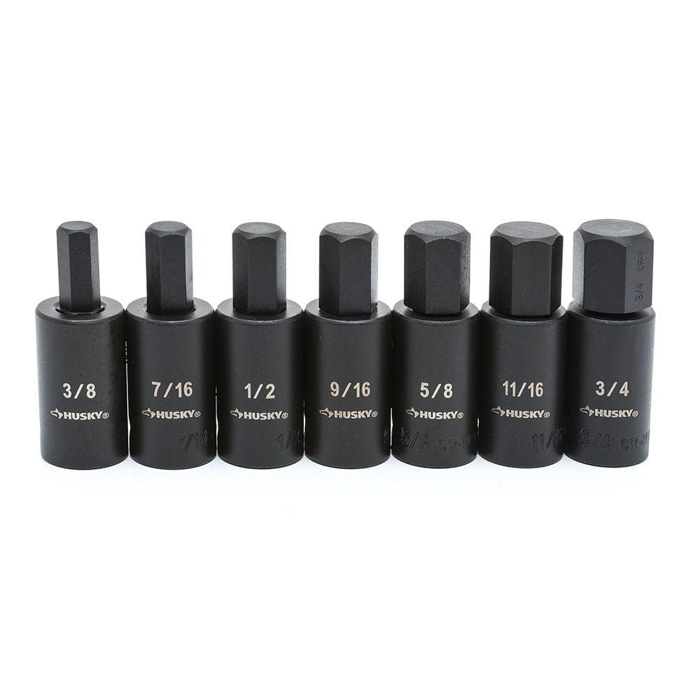 1/2" Drive Hex Bit Impact Socket Set (SAE)