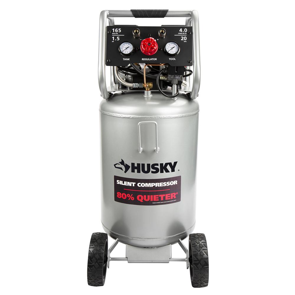 20 Gal. Vertical Electric Silent Air Compressor