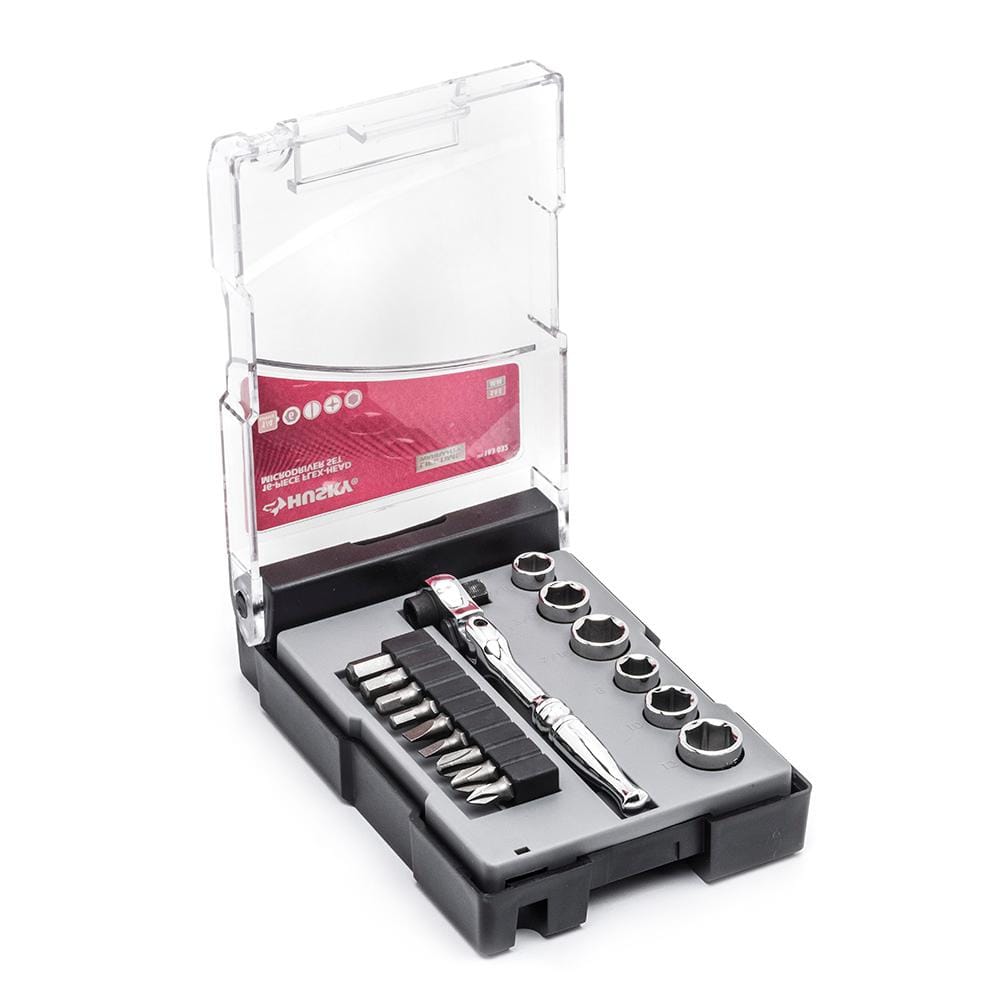 Husky Flex-Head Microdriver & Socket (16-Pc)