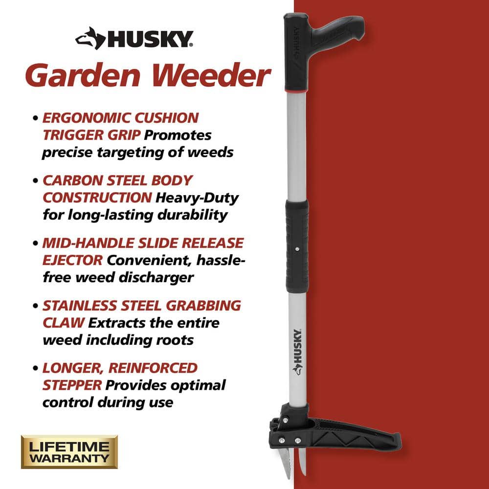 40 in. Stainless Steel Claw Garden Weeder