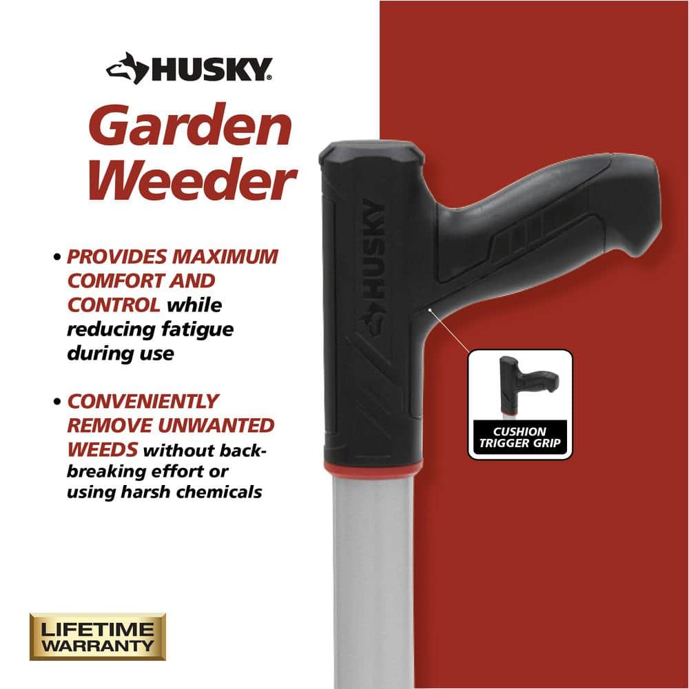 40 in. Stainless Steel Claw Garden Weeder