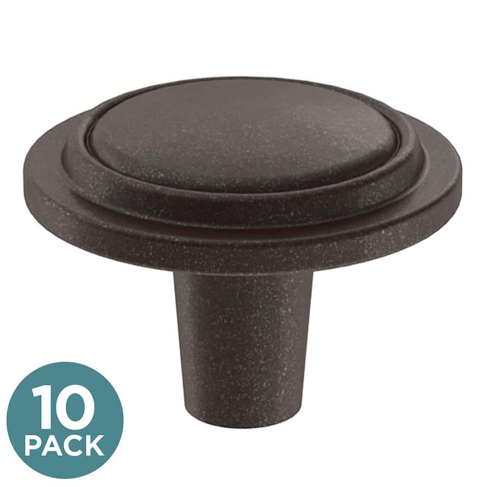 Top Ring 1-1/4 in Cocoa Bronze Cabinet Knobs