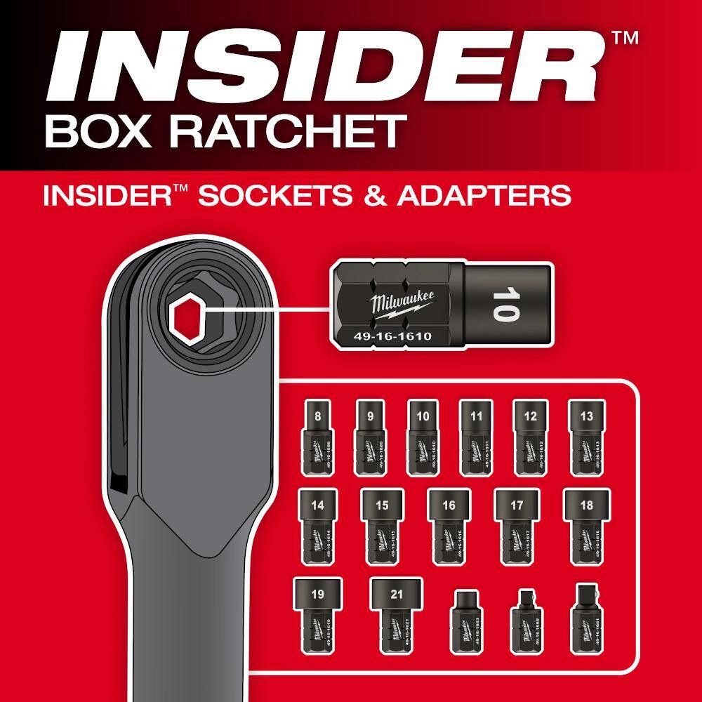 M12 FUEL INSIDER 12V Brushless 1/4-3/8in. Ratchet