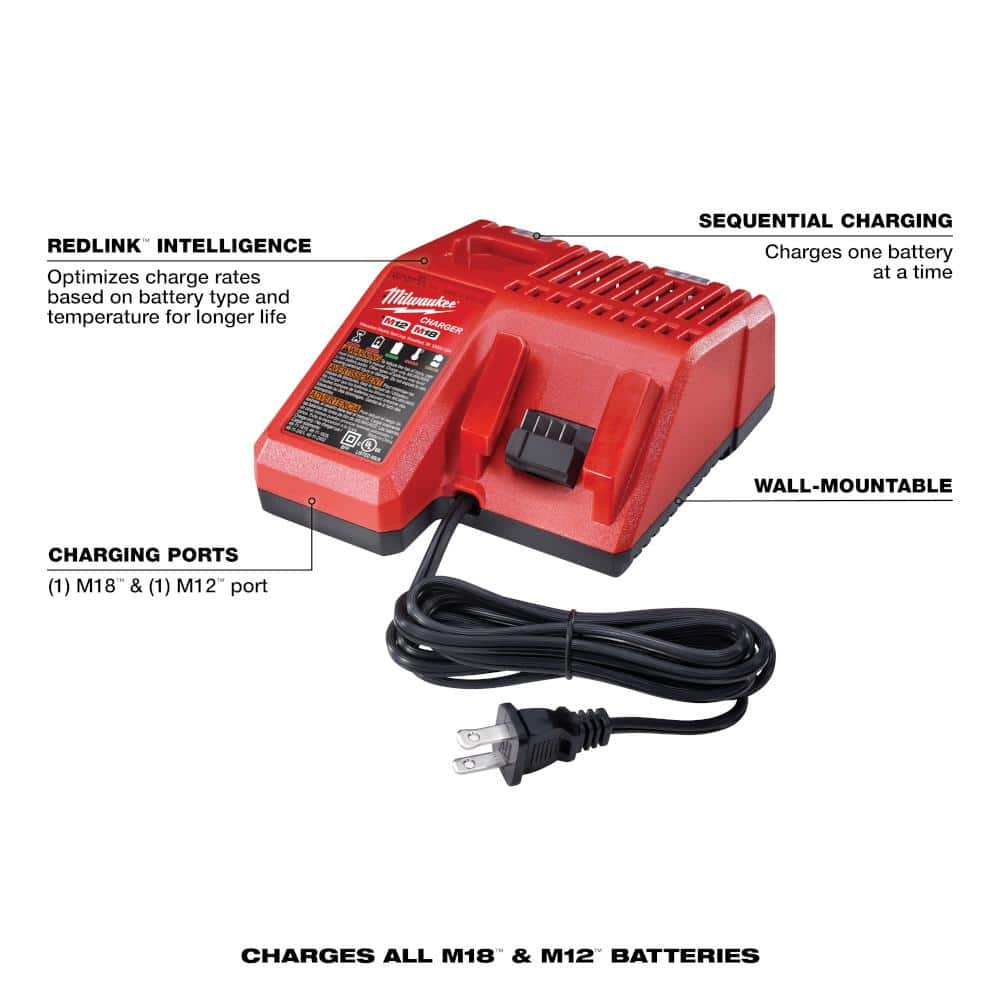 M12/M18 12V/18V Li-Ion Multi-Voltage Charger