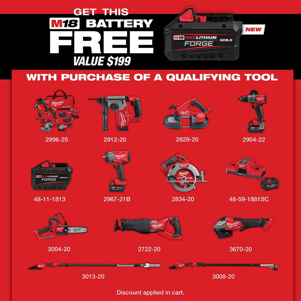 M18 18V REDLITHIUM FORGE HD 12.0 Ah Battery