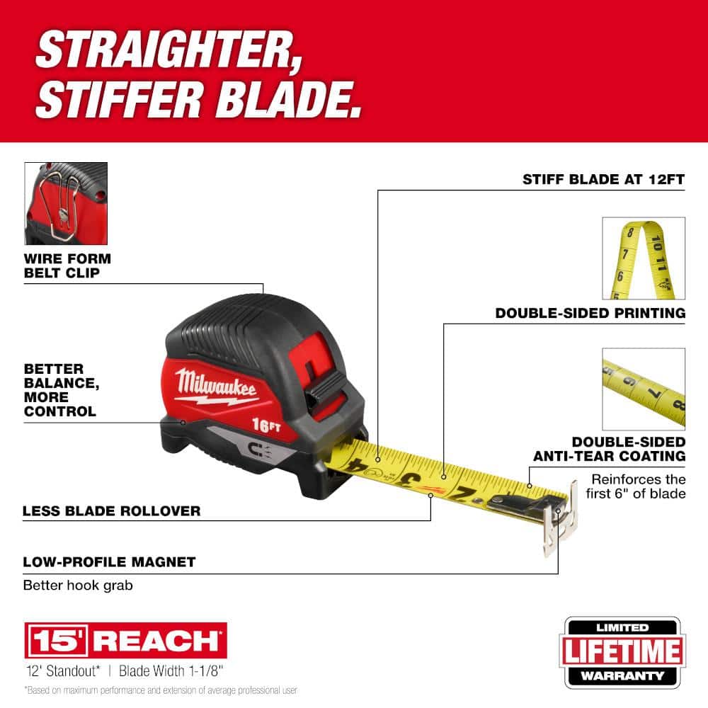 16 ft. Magnetic Tape Measure