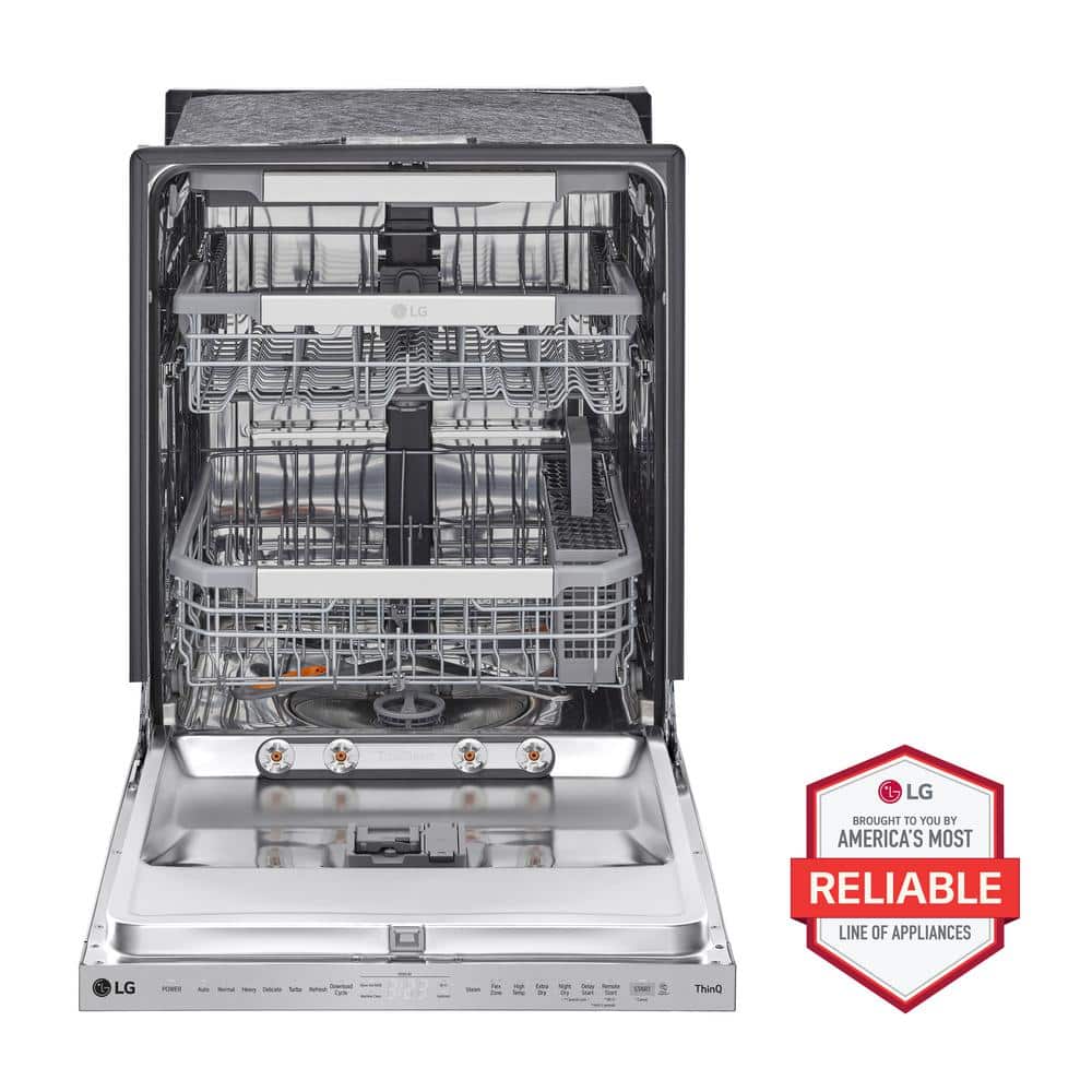 23.75 in. Stainless Steel Smart Dishwasher
