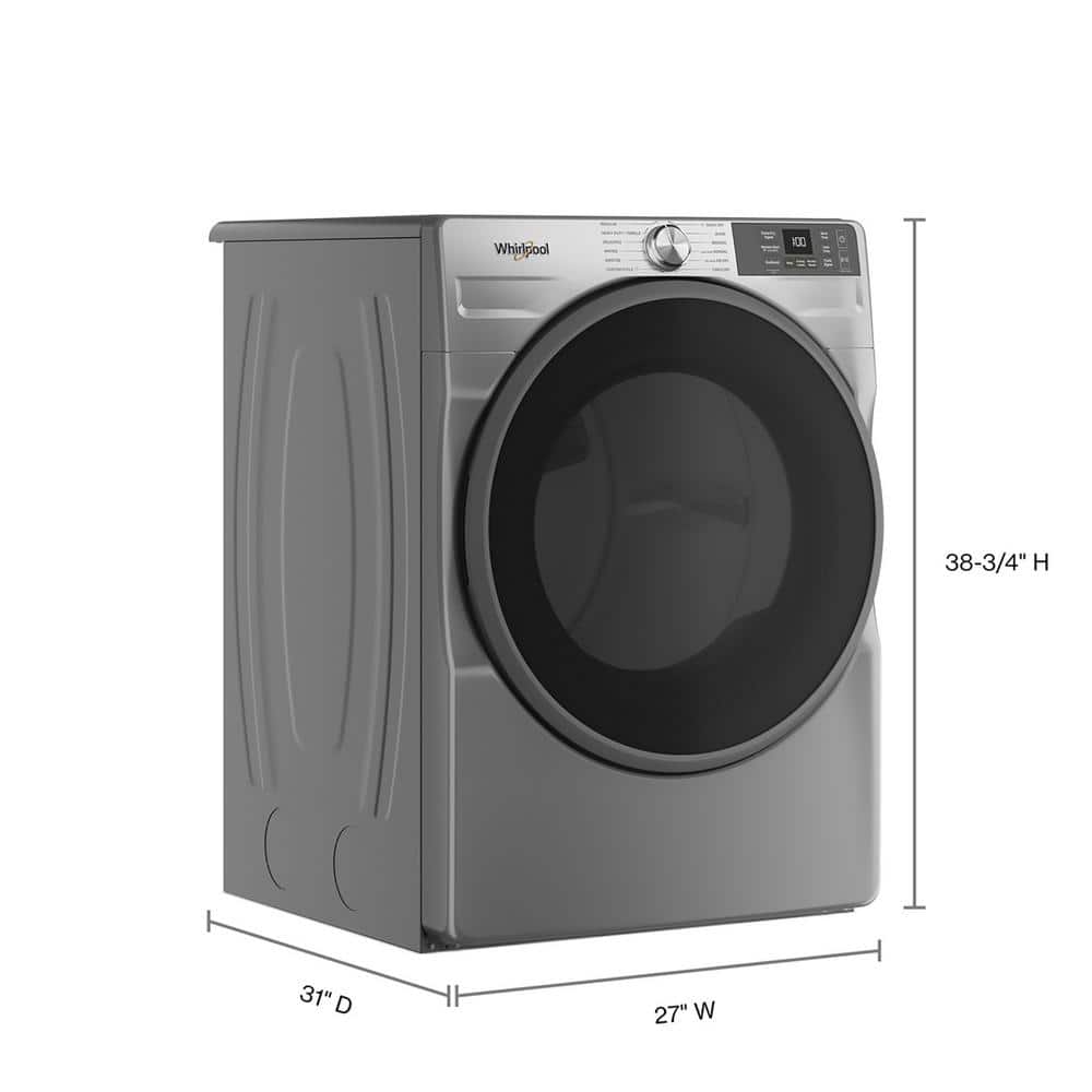 Whirlpool 7.4 cu. ft. Electric Dryer in Silver