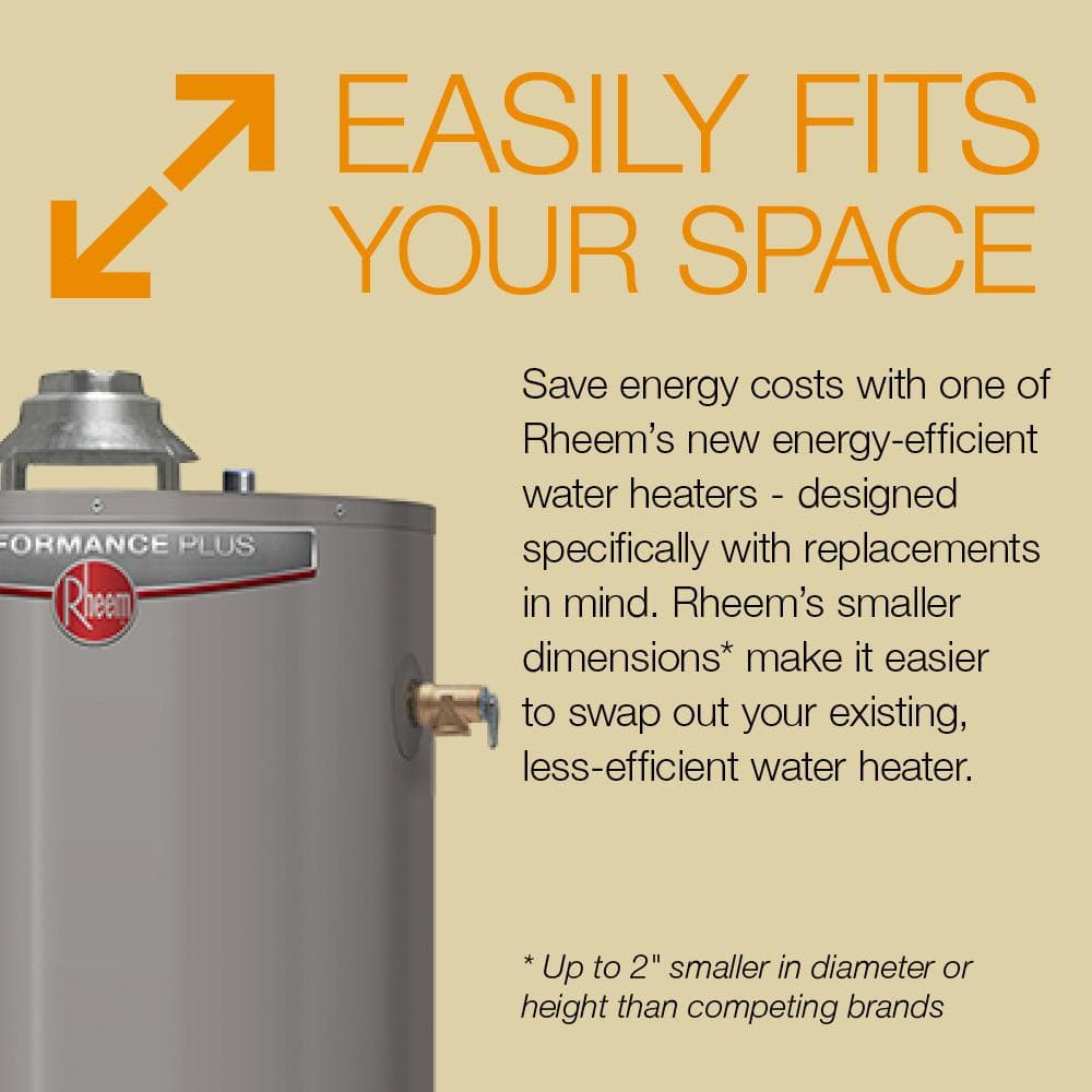 Rheem 40 Gal. Tall Gas Water Heater
