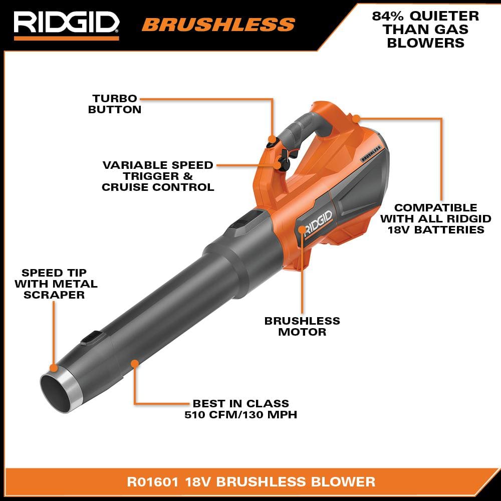 18V Cordless Leaf Blower & Battery