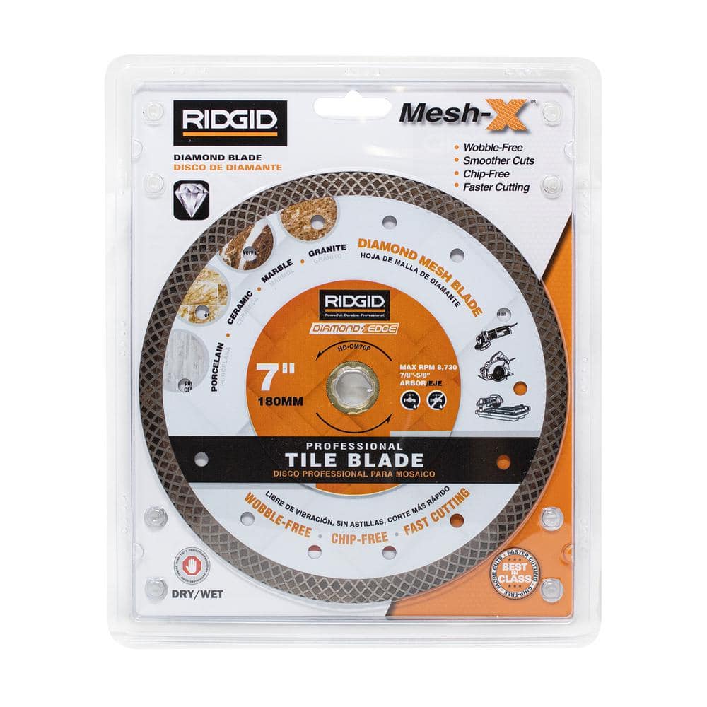 7 in. Turbo Mesh Rim Diamond Blade