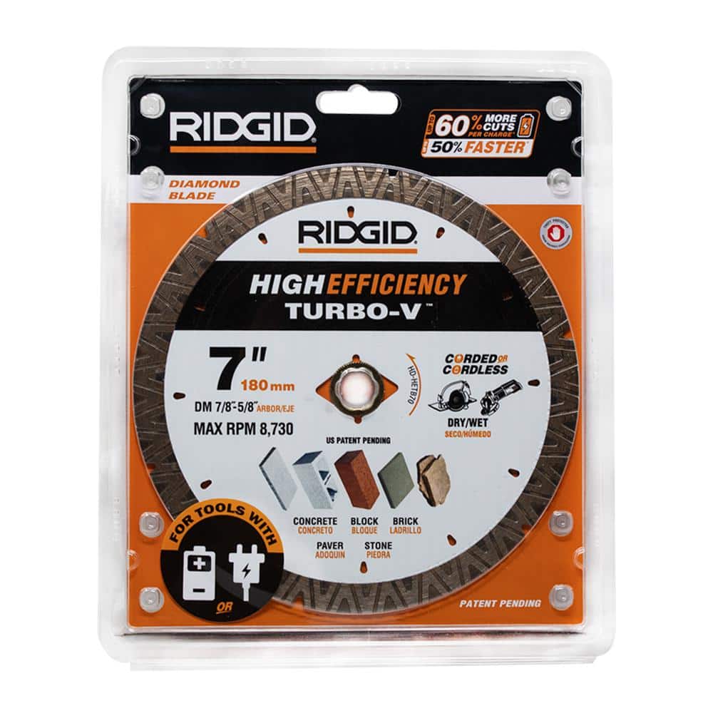 7 In. Turbo Rim Blade for Masonry Cutting