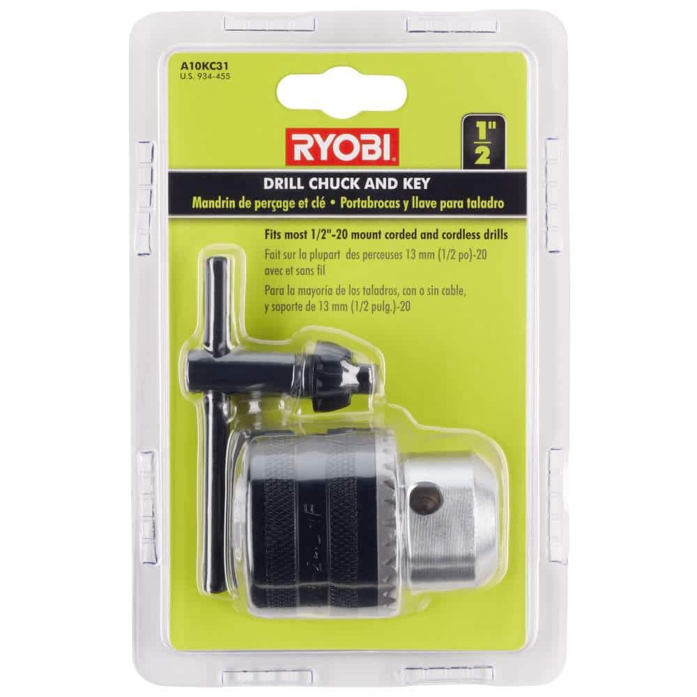 1/2 in. 20 TPI Drill Chuck and Key