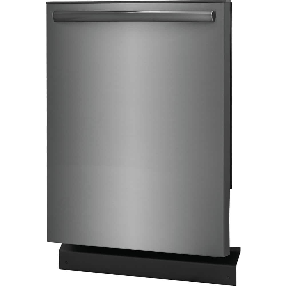 24 in. Black Stainless Steel Built-In Dishwasher