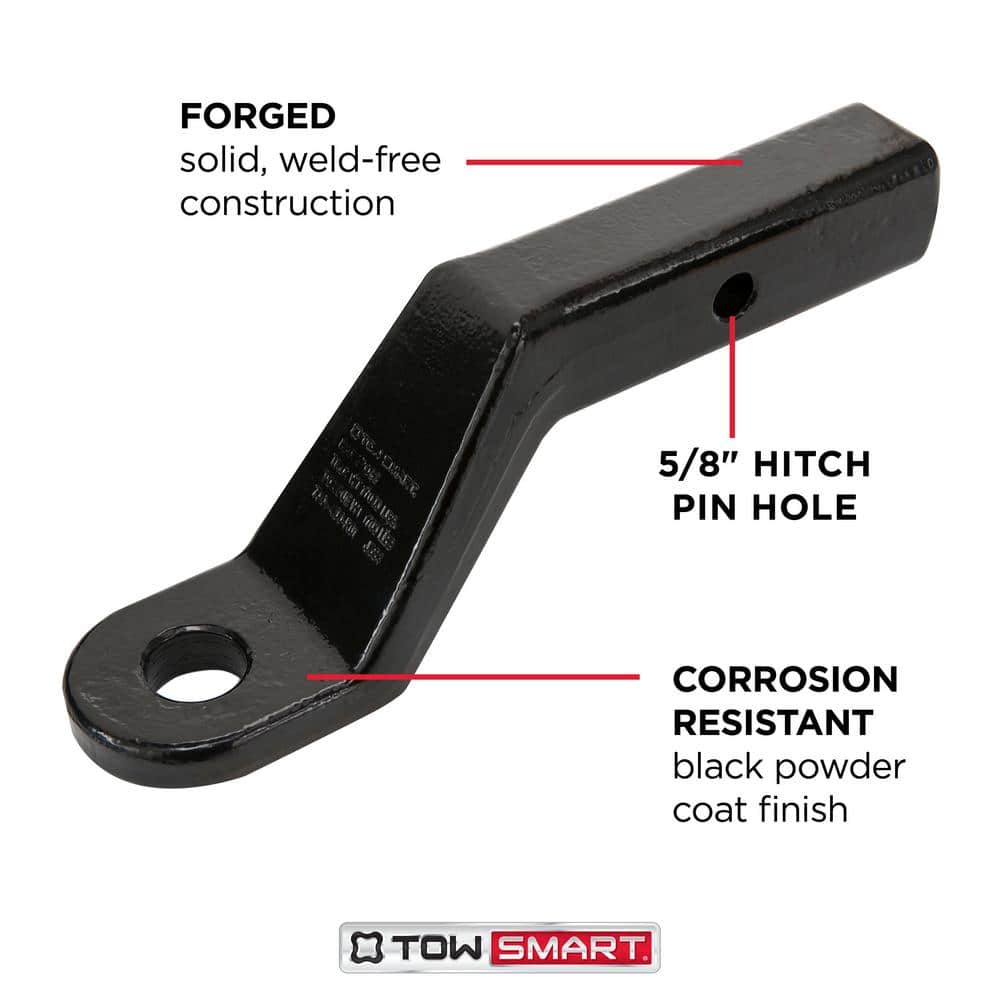 Reversible Hitch Ball Mount, 4 in. Drop