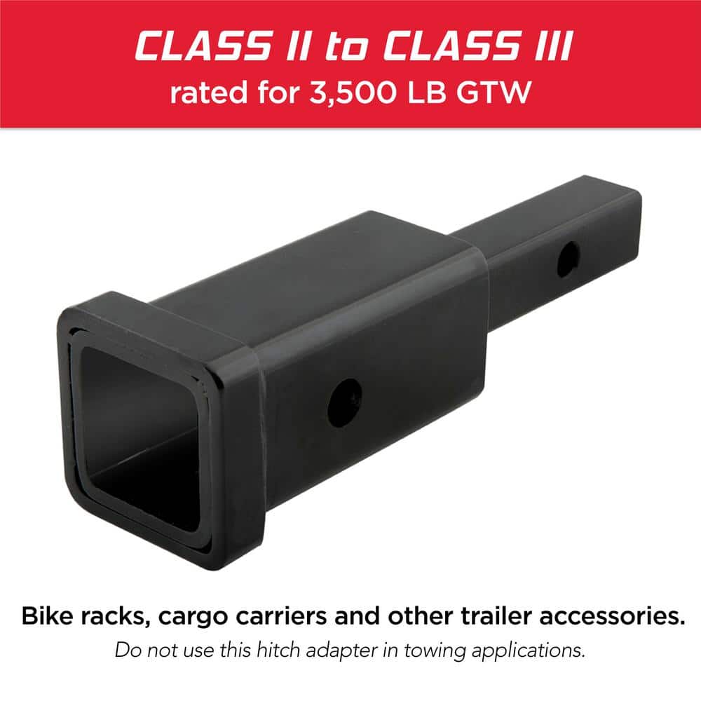Class 2 to 3 Receiver Adapter - 3,500 lb.