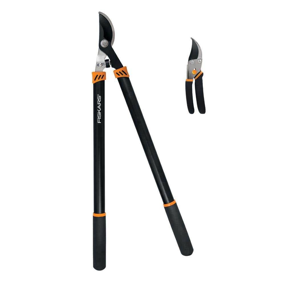 2-Piece Lopper and Hand Pruner Garden Tool Set