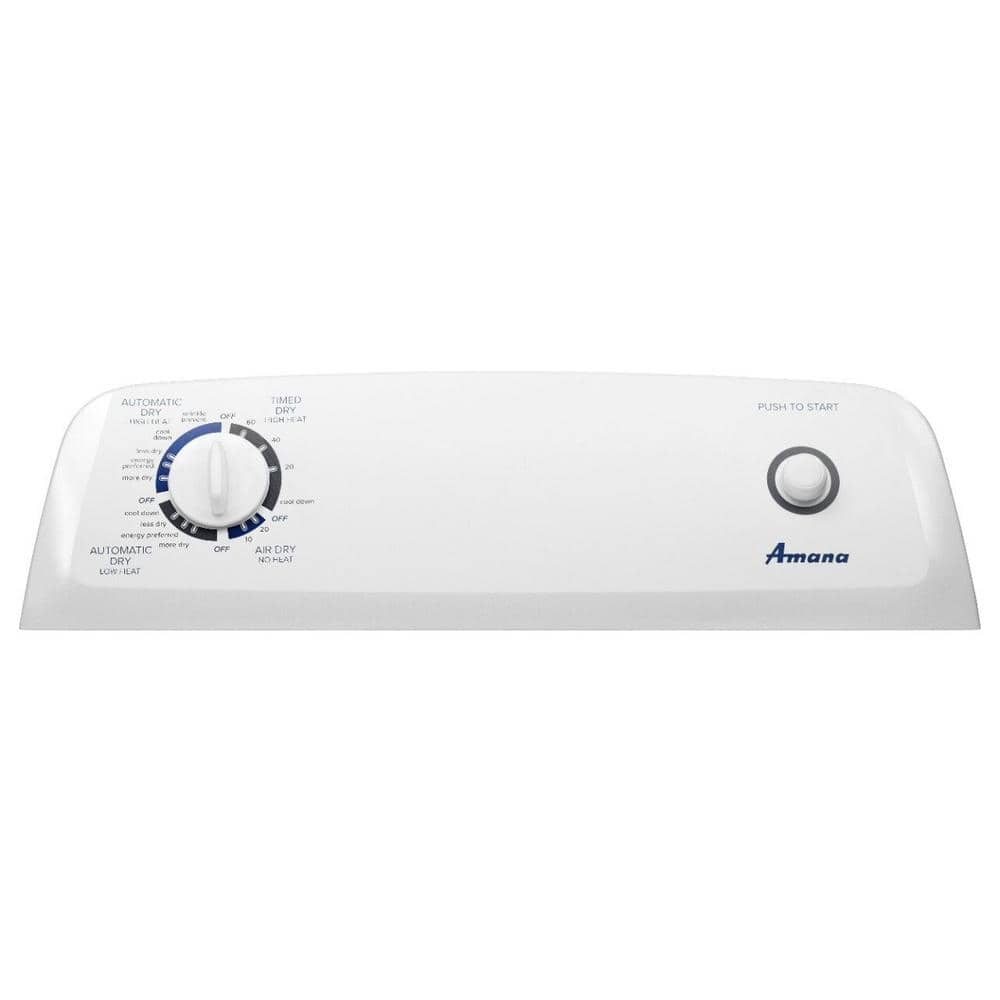Amana 6.5 cu.ft. Vented Electric Dryer in White