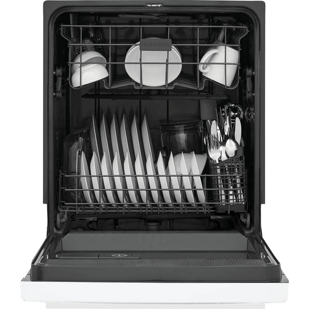 24 in Built-In Dishwasher, 4-cycles, White