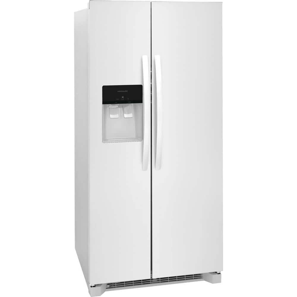 22.3 cu. ft. Side by Side Fridge, White