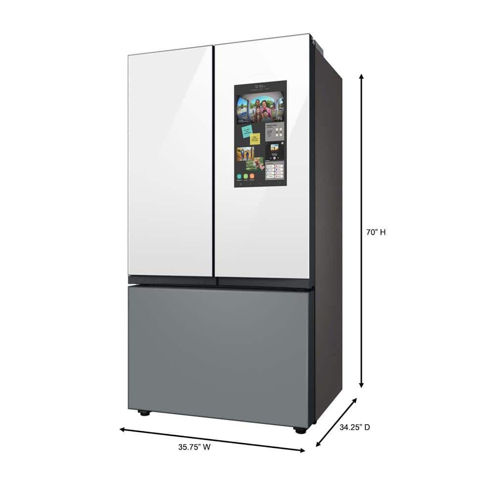 Bespoke 30 cu. ft. 3-Door French Door Fridge