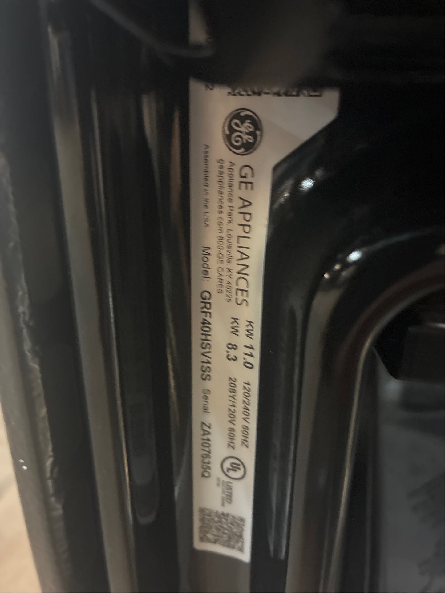 GE 30" 4-Burner Electric Range, SS
