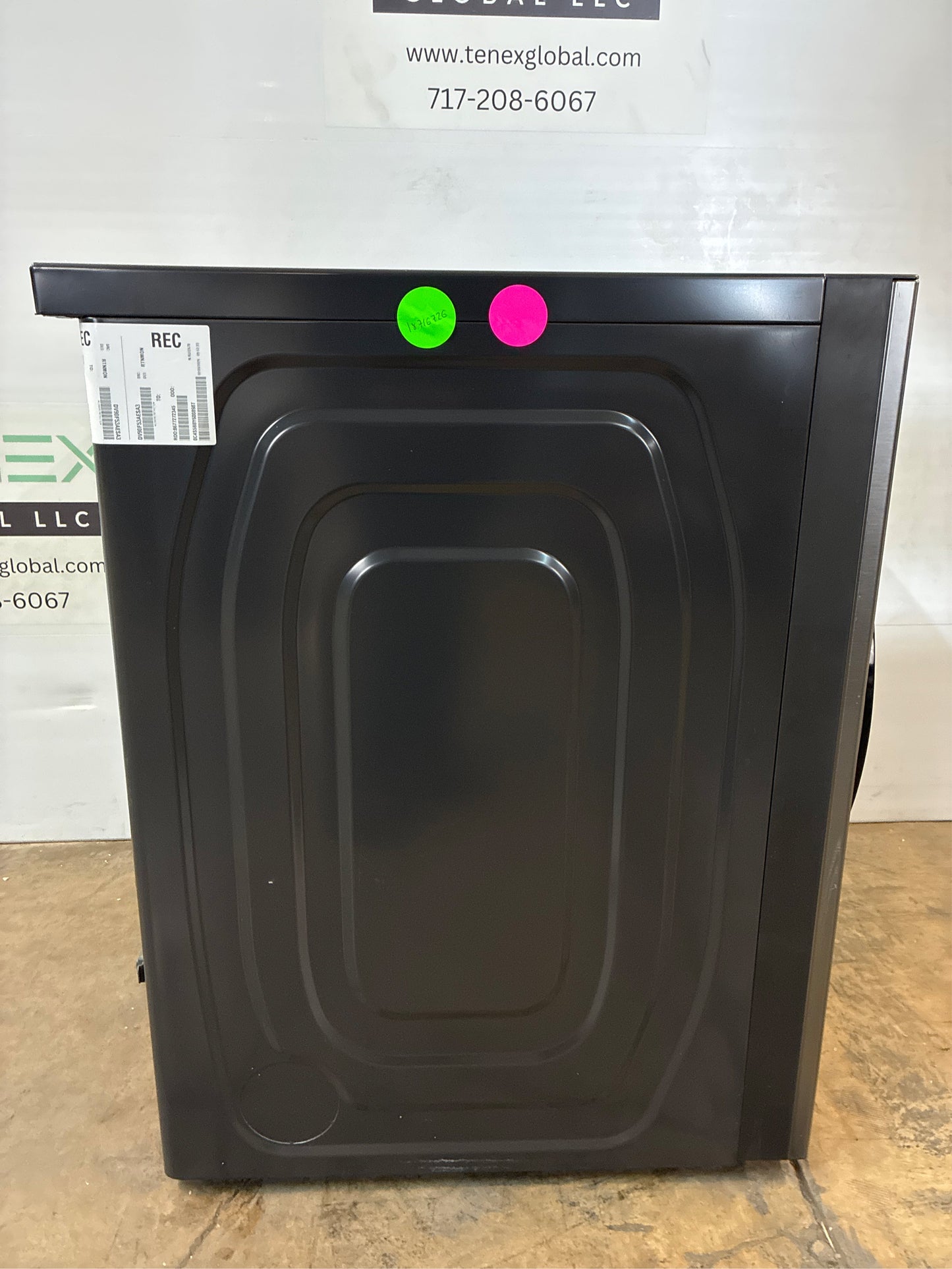 Samsung 7.6 cu ft Bespoke AI Electric Dryer Dark Steel