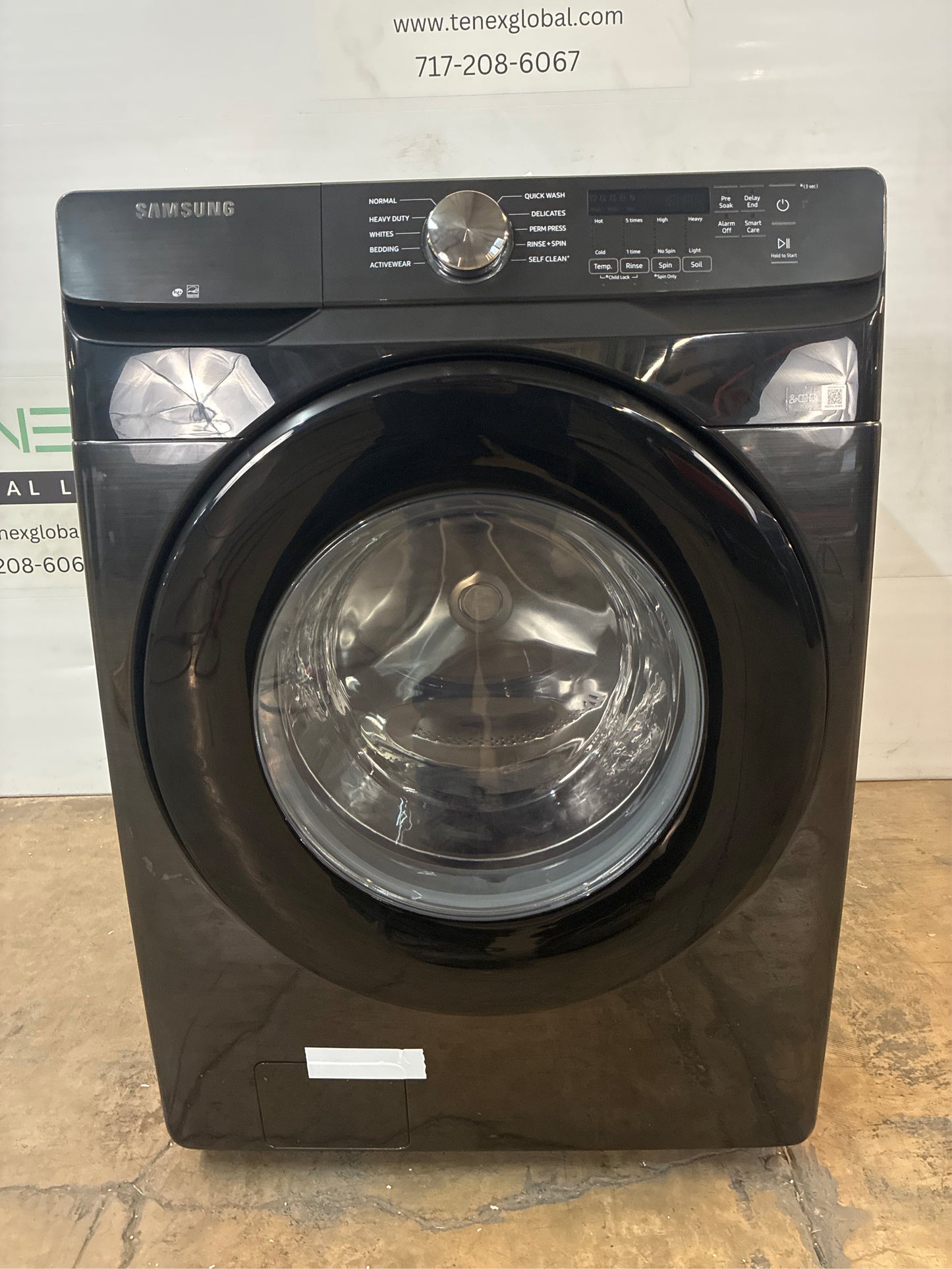 Samsung 4.5 cu ft. Front Load Washer, Brushed Black