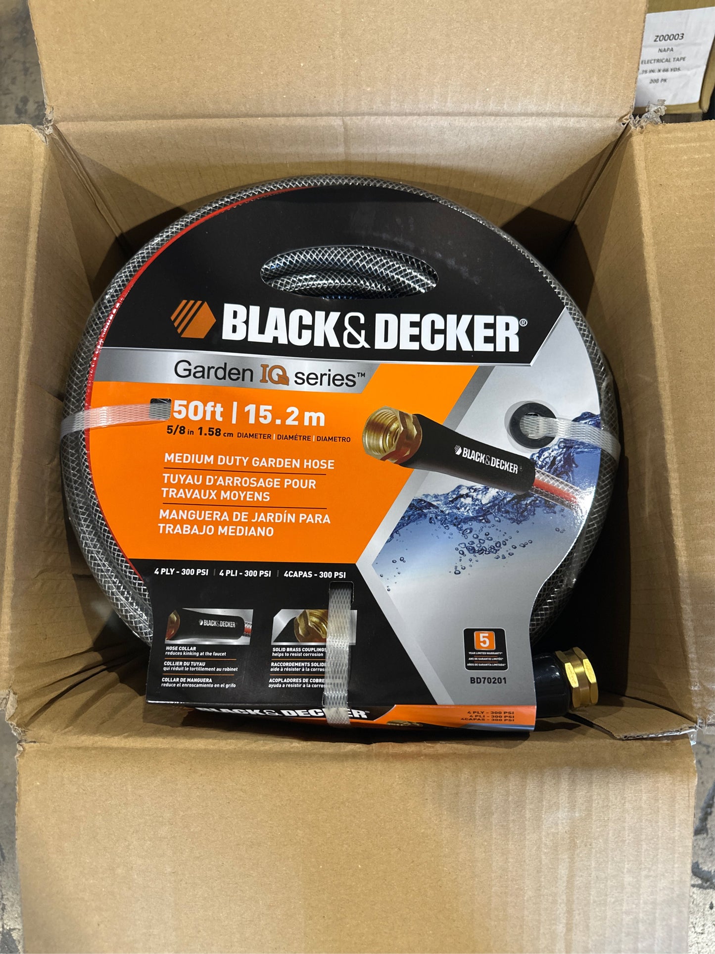 Black & Decker 5/8" X 50' Garden Hose