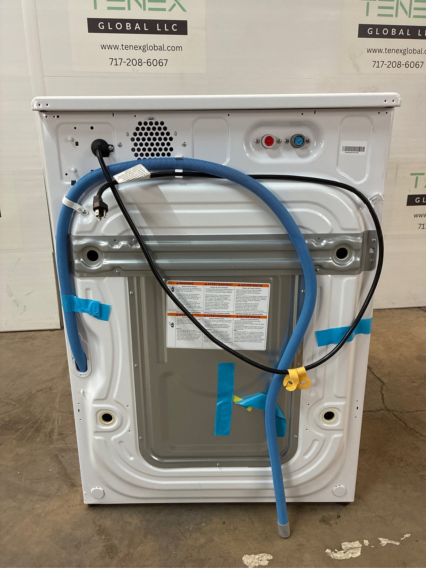GE 4.8 cu ft Smart White Front Load Washer