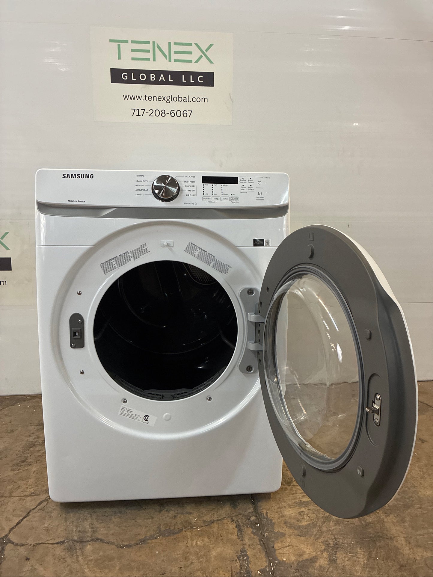 Samsung 7.5 cu. ft. Stackable Vented Dryer, White