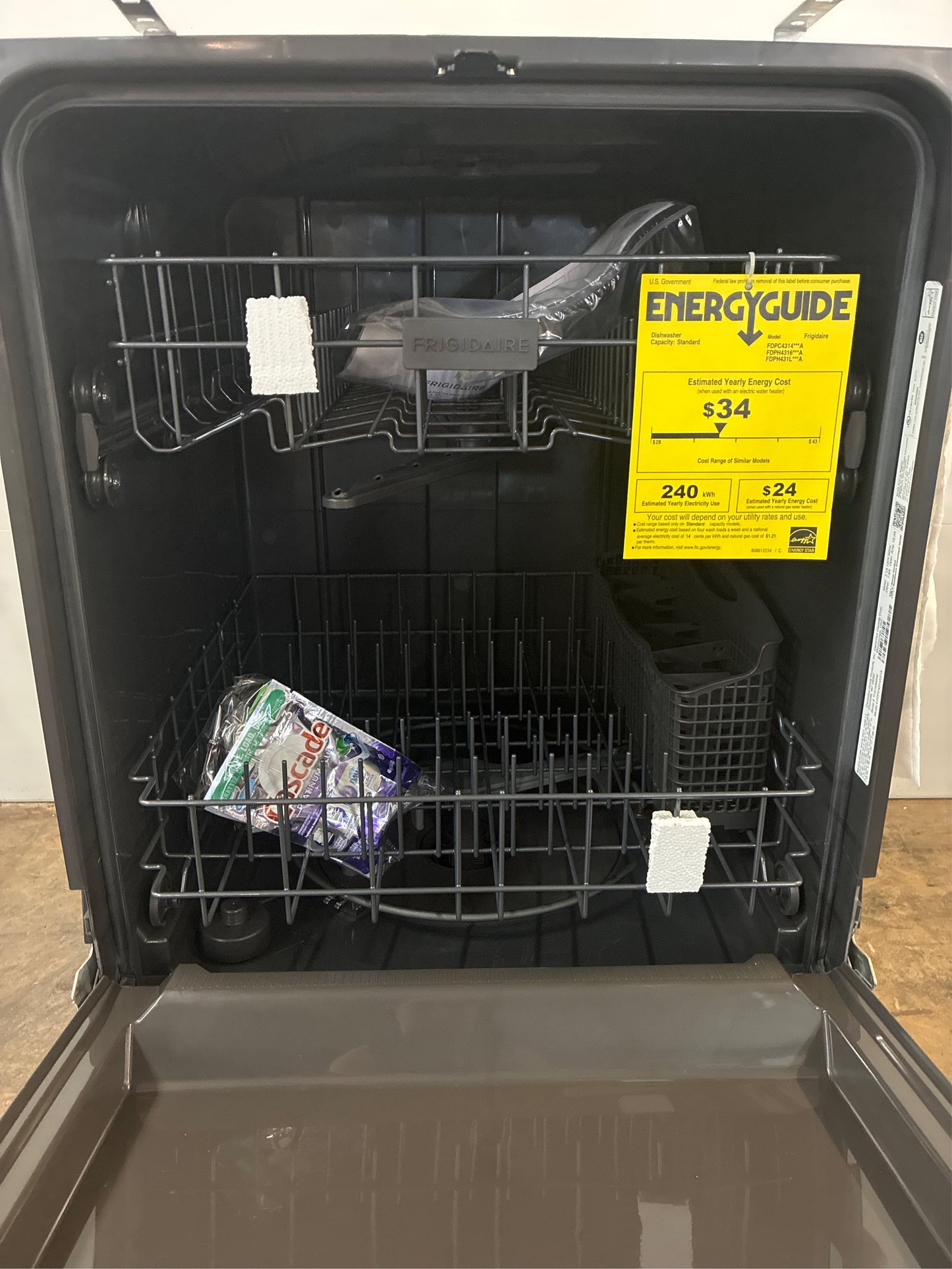 24-in Dishwasher, Stainless Steel