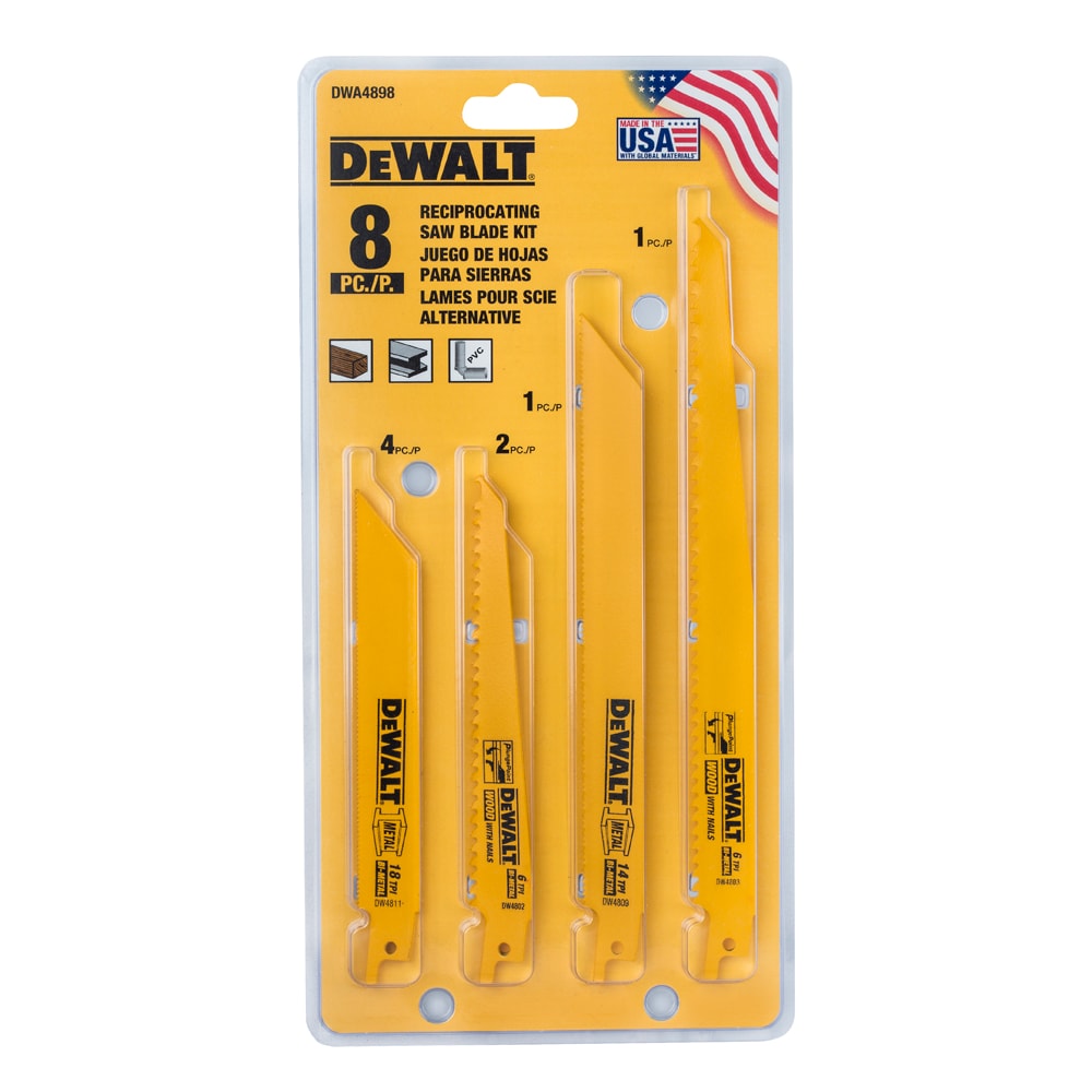 DEWALT Wood/Metal Cutting Saw Blade (8-Pack)