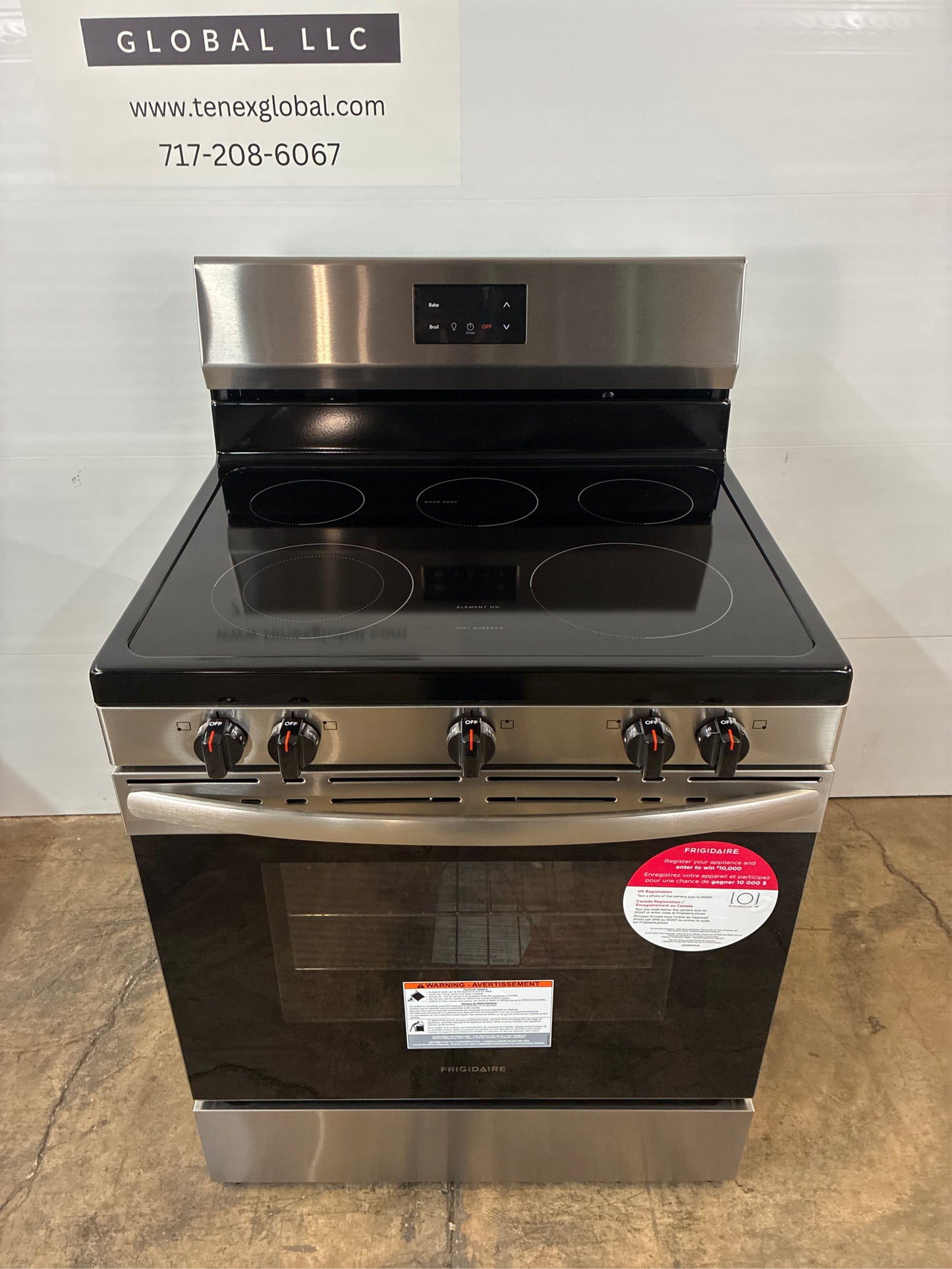 Frigidaire 30-in 5 Burner Electric Range