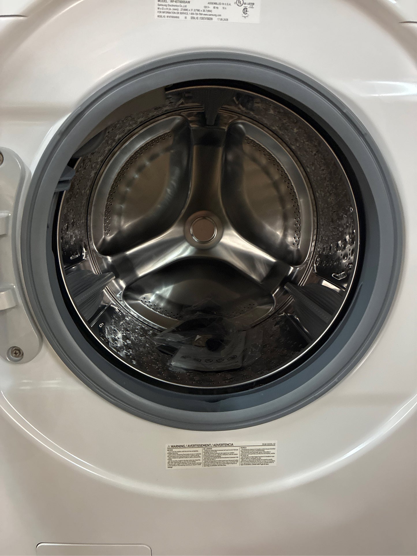 Samsung 4.5 cu. ft. Front-Load Washer White