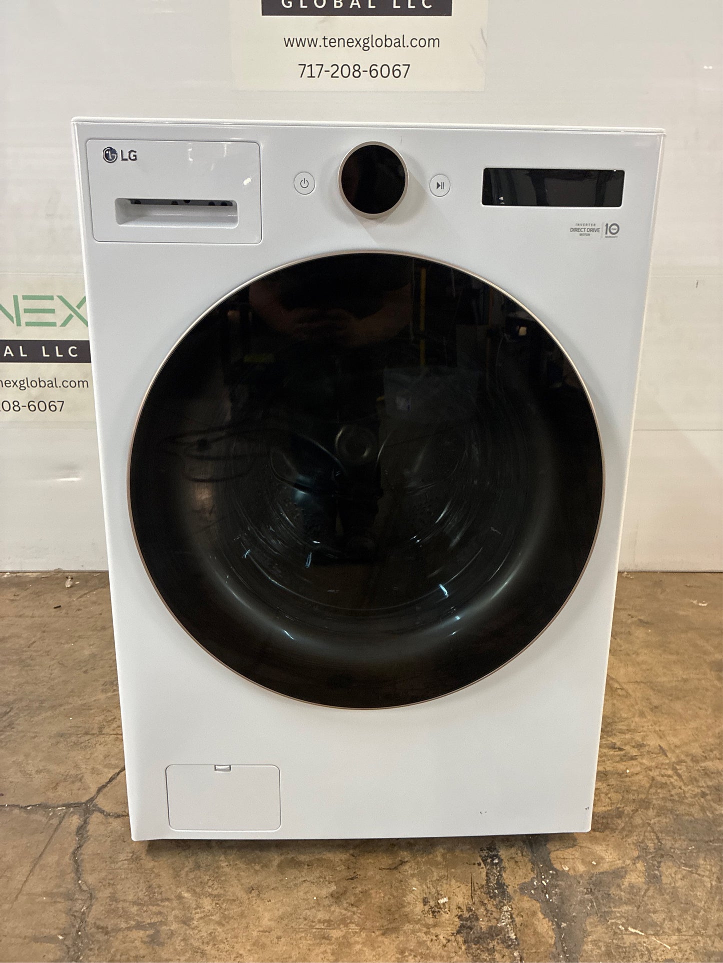 LG 5.0 cu. ft. Smart Front Load Washer, White