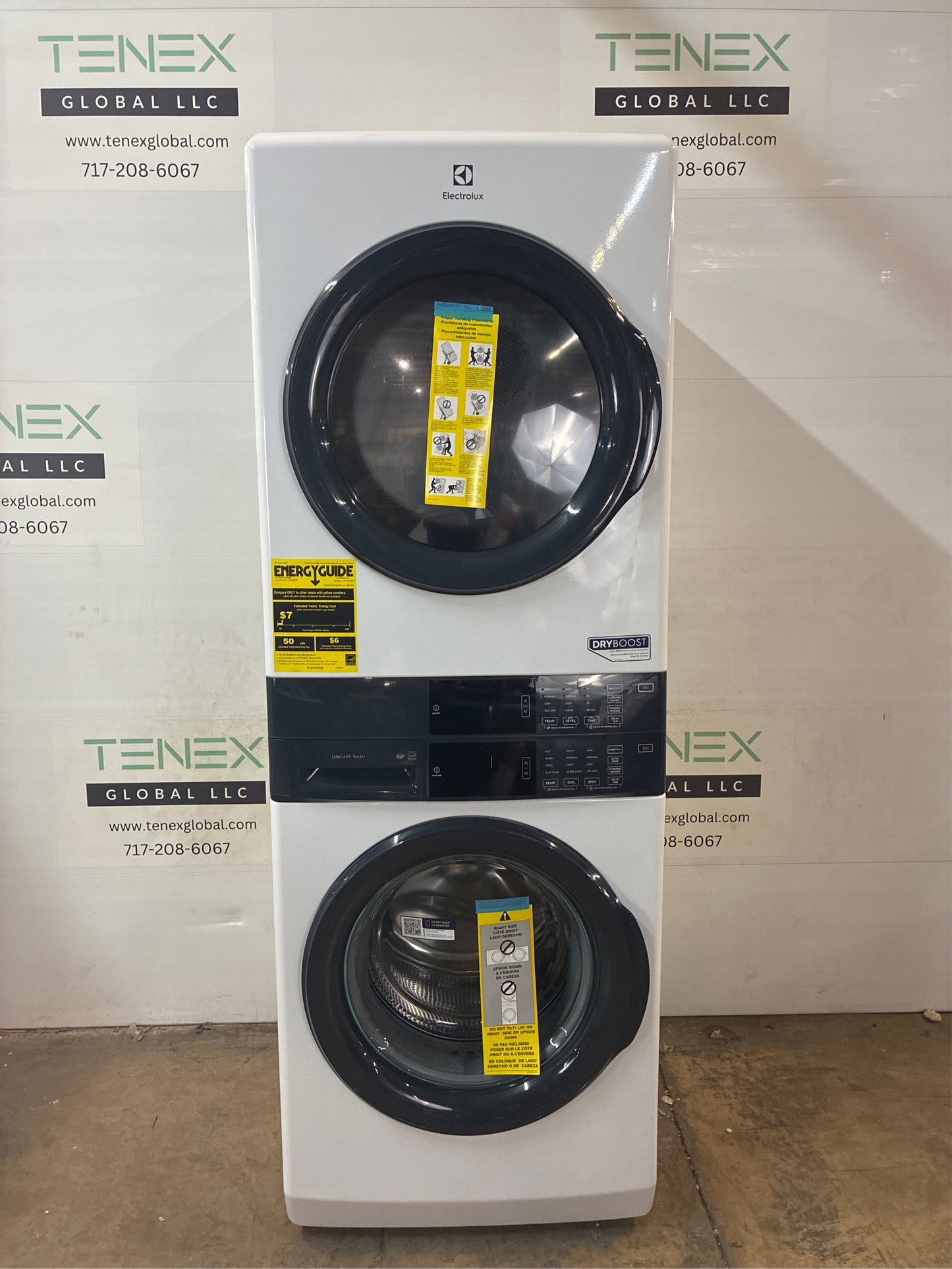 Electrolux 4.4 cu. ft. Washer & 8.0 cu. ft. Electric Dryer Tower