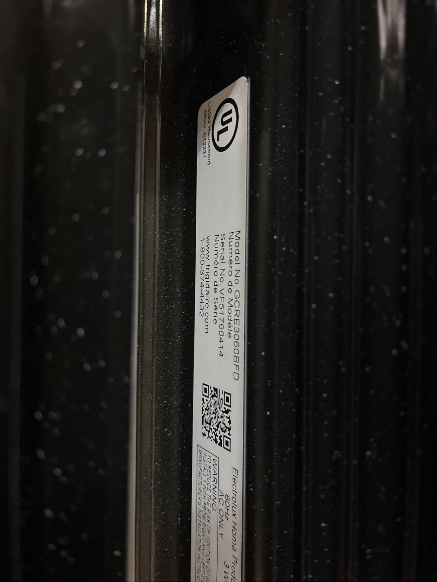 Frigidaire Gallery 30in 5 Burner Freestanding Electric Range