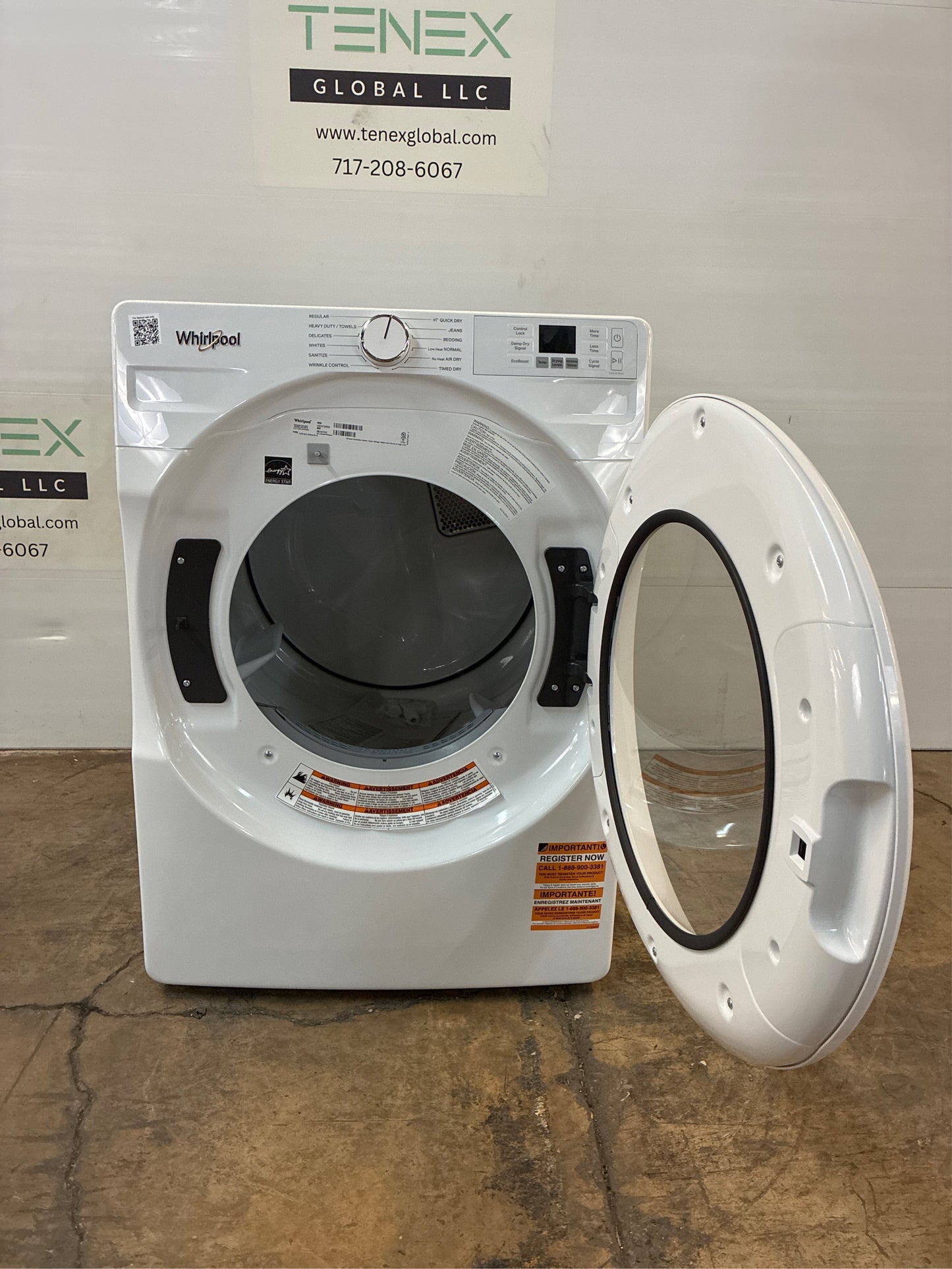 Whirlpool 7.4 Cu. Ft. Electric Dryer, Quick Dry