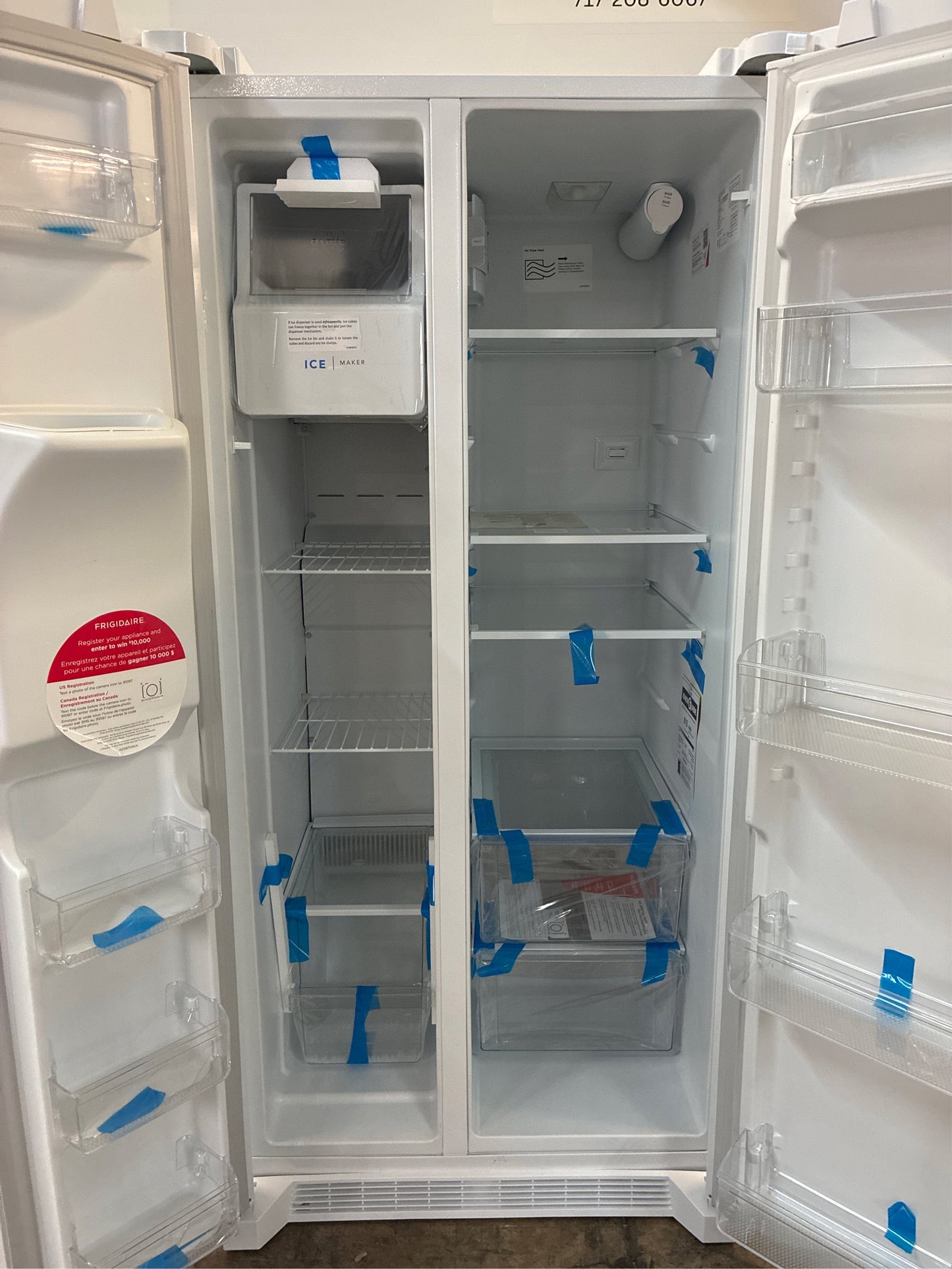 Frigidaire 22.3 cu. ft. 33 in. Side by Side Refrigerator