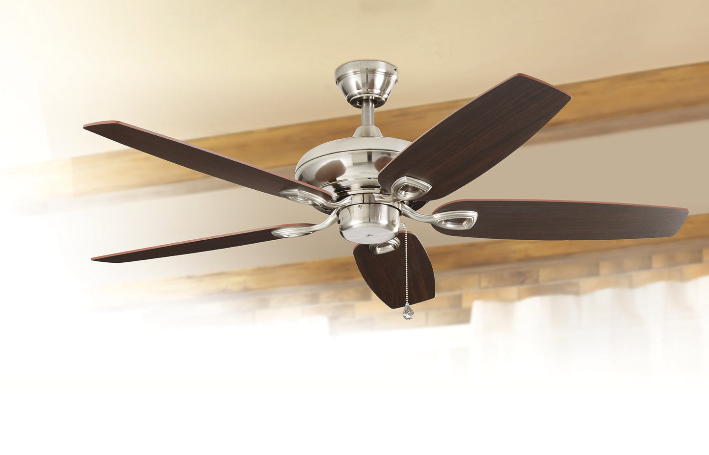 Harbor Breeze 52-in Brushed Nickel Ceiling Fan