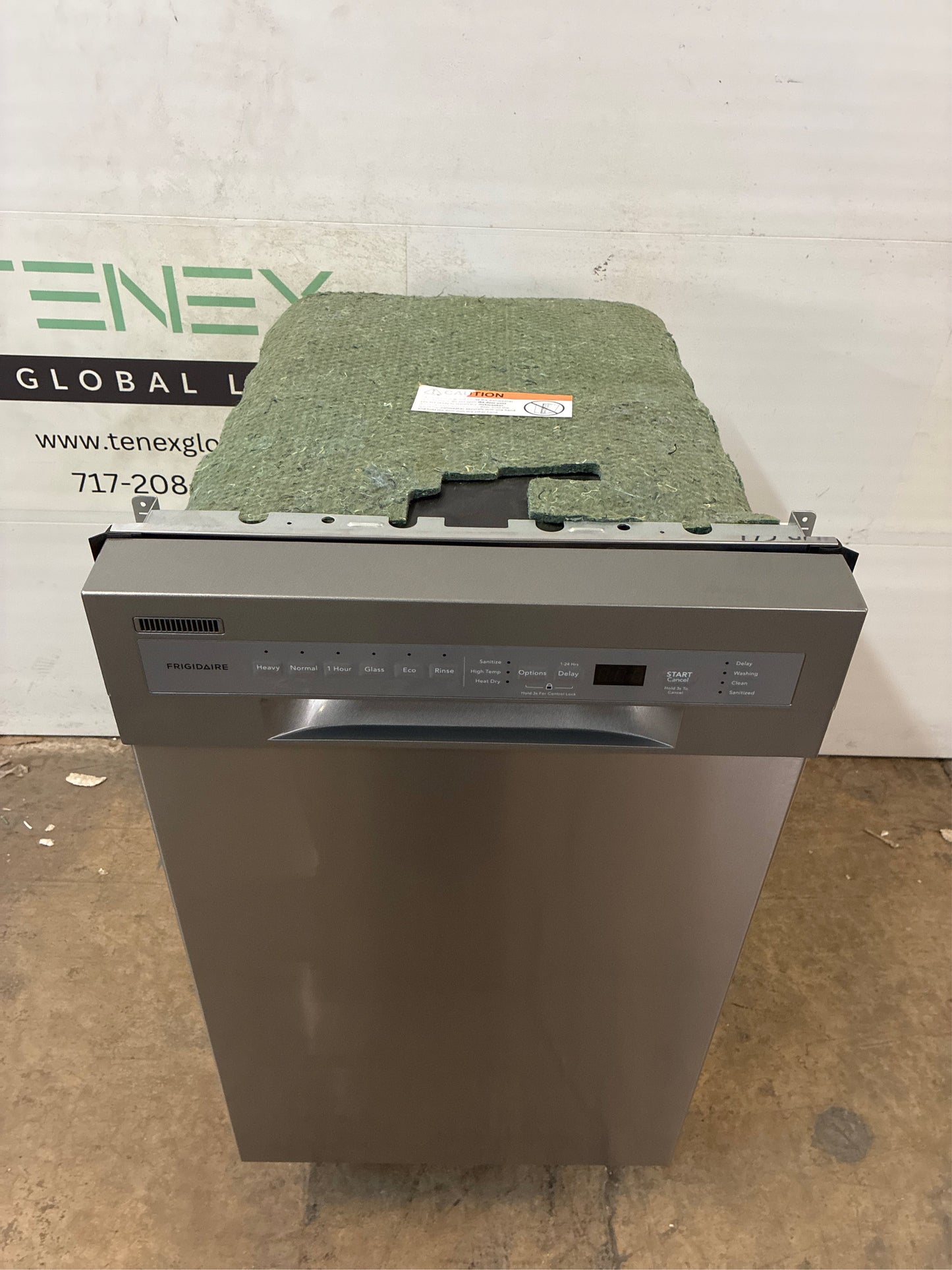 Frigidaire 18" Front Control Tall Tub Dishwasher, SS