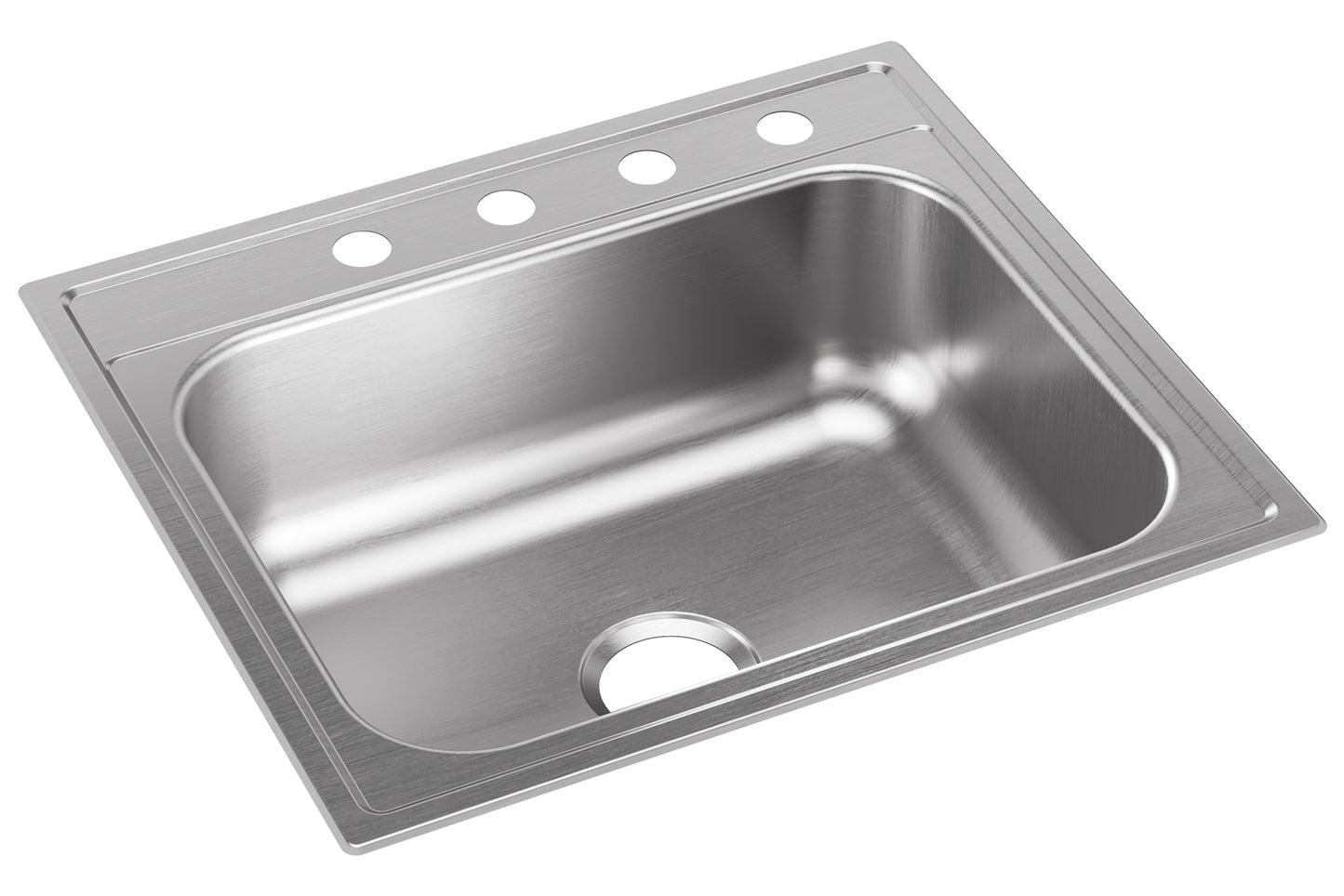 Elkay Drop-In 25x22 Satin Single Bowl Sink