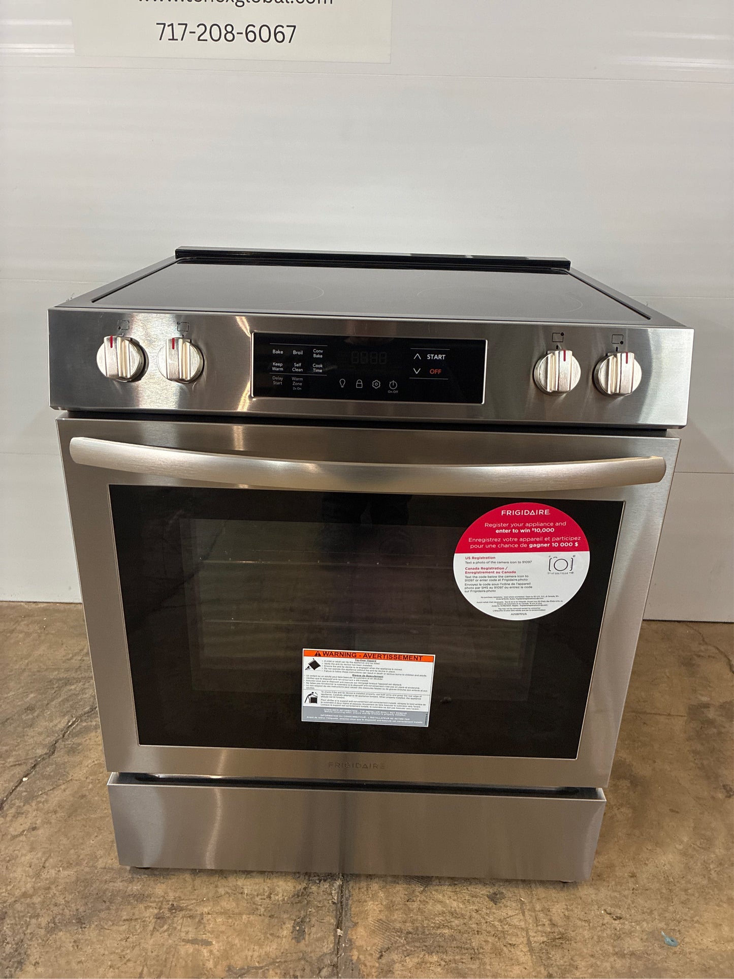 Frigidaire 30" 5-Burner Electric Range