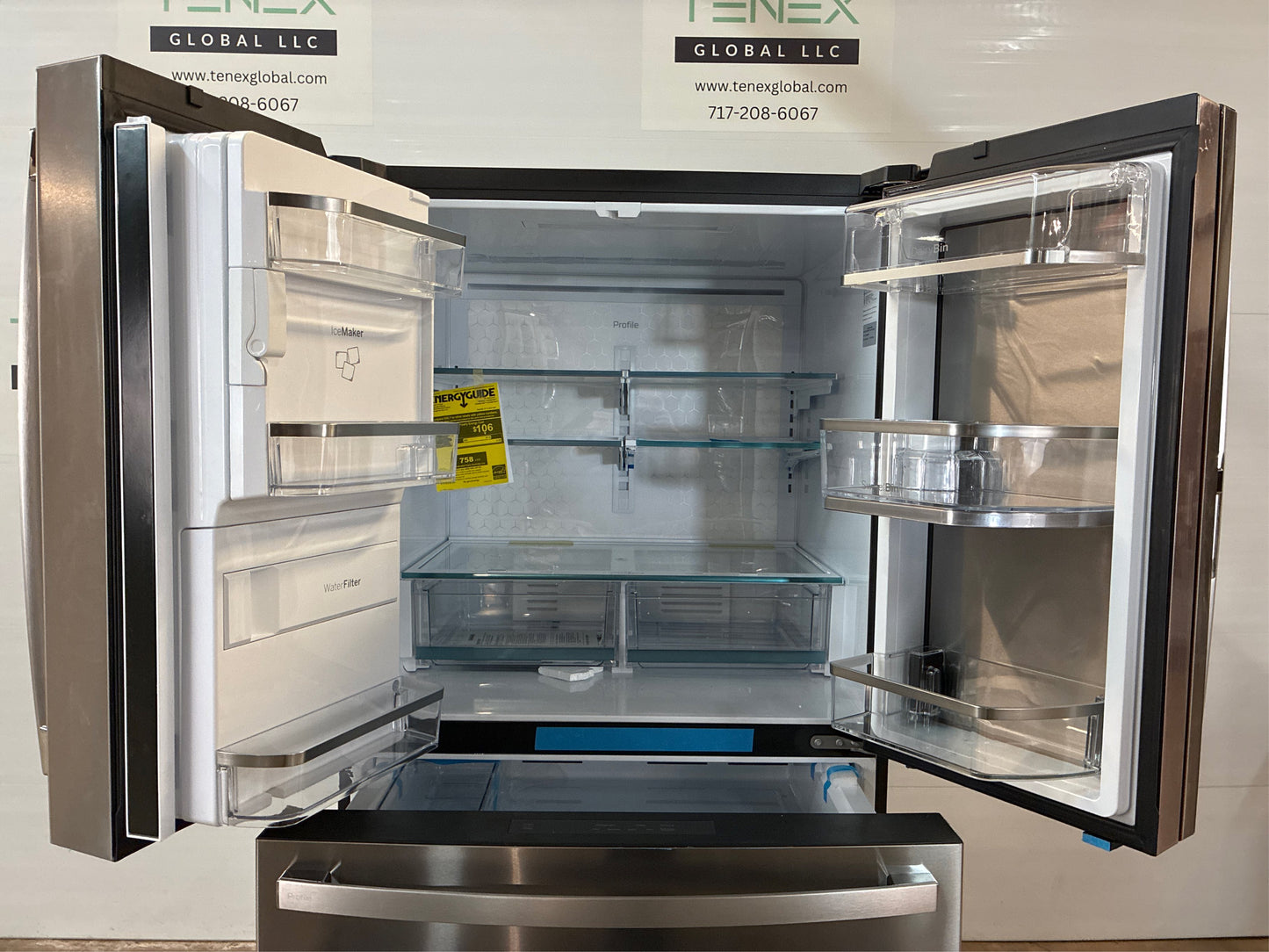 GE Profile 27.9-cu ft Smart French Door