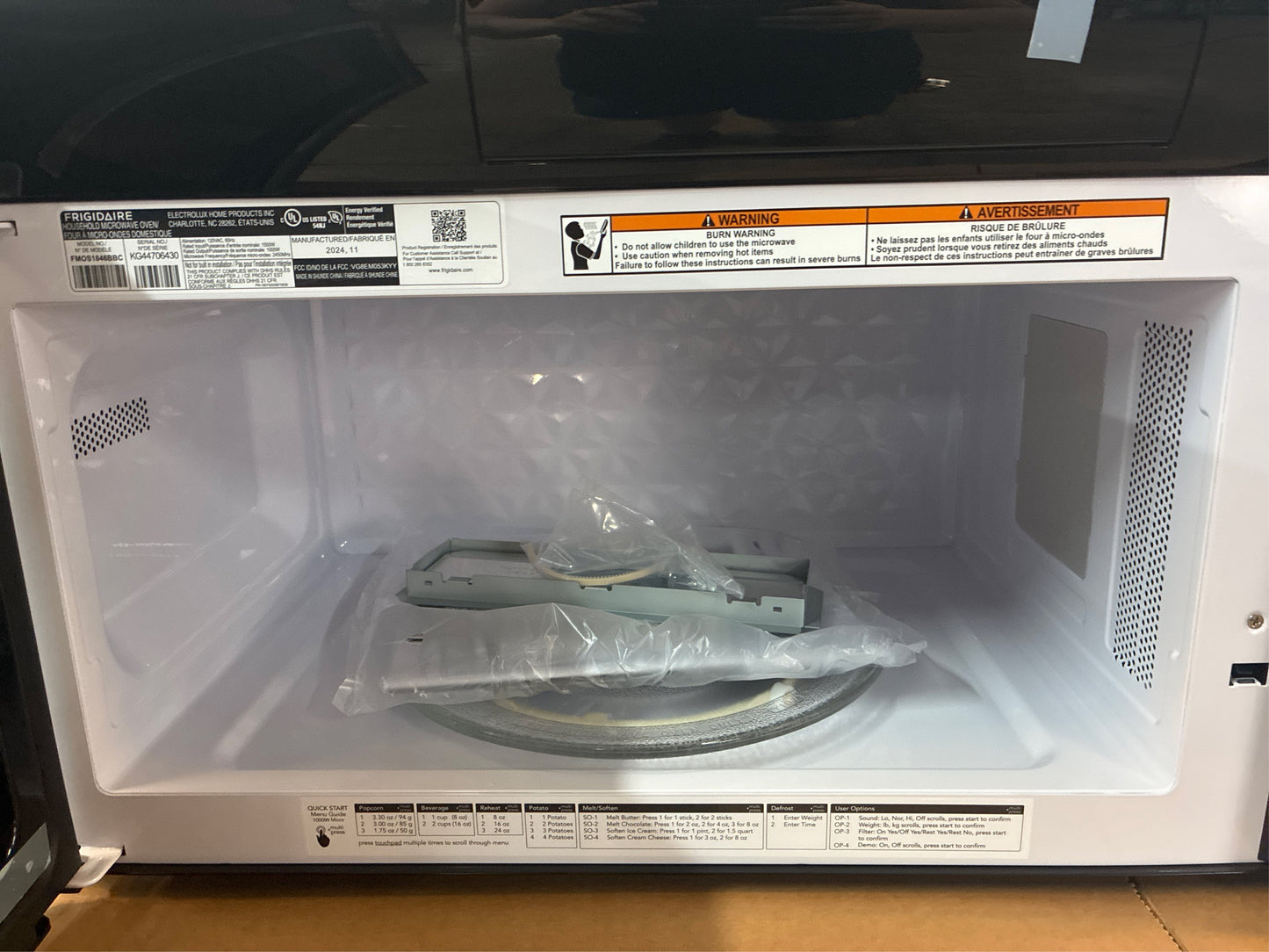 Frigidaire 1.8 Cu. Ft. OTR Microwave Black