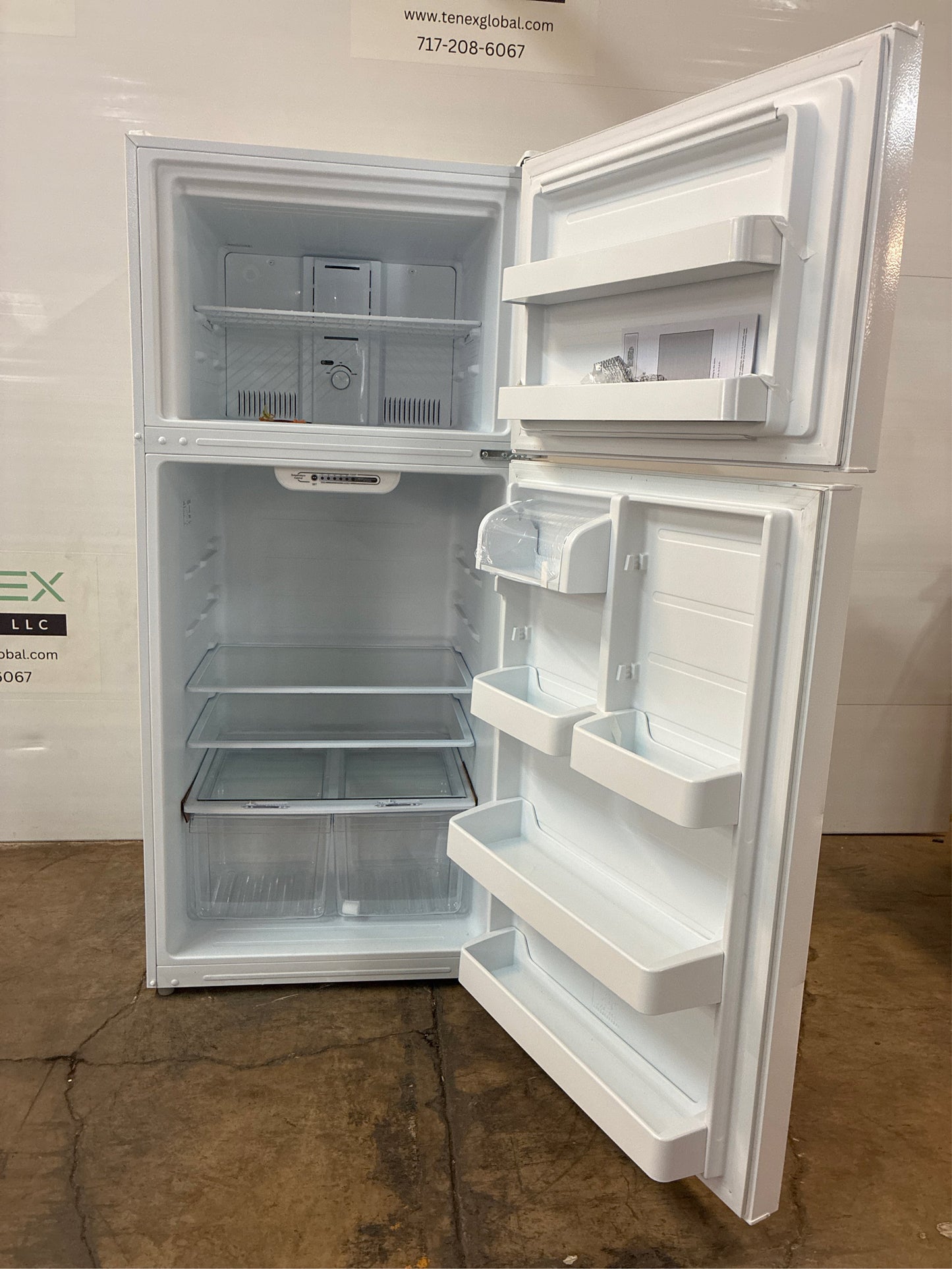 18 cu. ft. Top Freezer Refrigerator in White